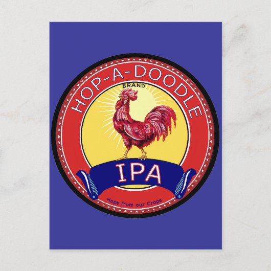 Hop een Doodle IPA Bier Briefkaart (Voorkant)