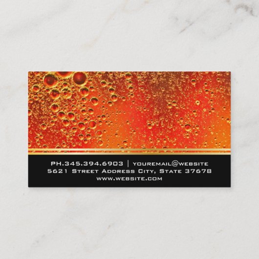 Hop en gerst | brouwerij visitekaartje (Achterkant)