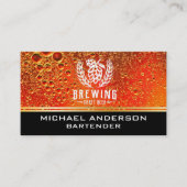 Hop en gerst | brouwerij visitekaartje (Voorkant)