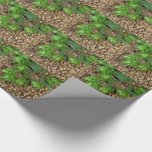 Hop en mout cadeaupapier (Hoek)