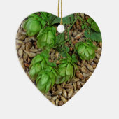 Hop en mout keramisch ornament (Rechts)