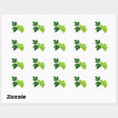 Hop Flower Botanical Art Stickers (Vel)