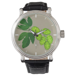 Hop Flowers Horloge