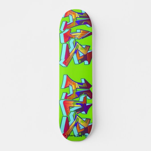 HOP GRAFFITI SKATEBOARD - PRO SHREDDER - GIFTEN (Voorkant)
