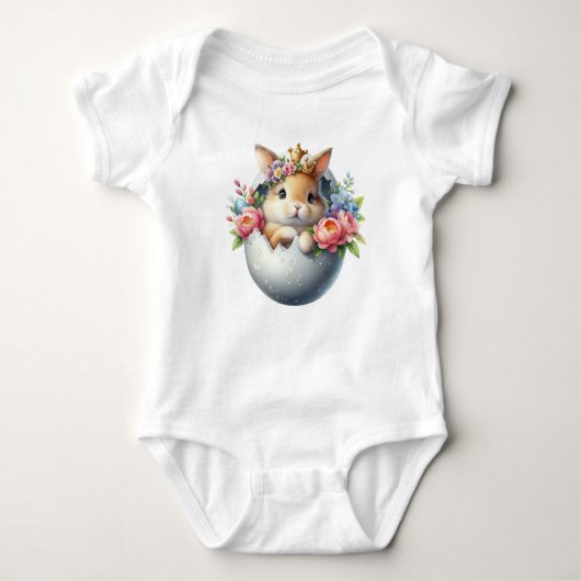 Hop & Hatch: Adorable Pasen Baby Outfit 2 Romper (Voorkant)