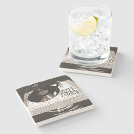 HOP HOP BEATT SKILL LYRICS OP PLATENSPELER PAPIERP STENEN ONDERZETTER