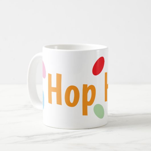 HOP HOP Easter mug Koffiemok (Voorkant links)