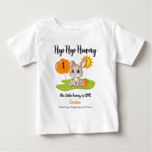 Hop Hop Hoera Schattig Konijntje 1e verjaardag
