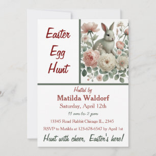 Hop & Hunt: Easter Egg Hunt Uitnodiging