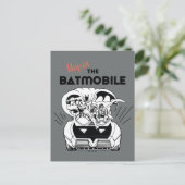 Hop in de Batmobile Briefkaart (Staand voorkant)