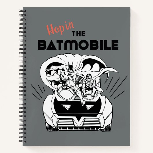 Hop in de Batmobile Notitieboek (Voorkant)