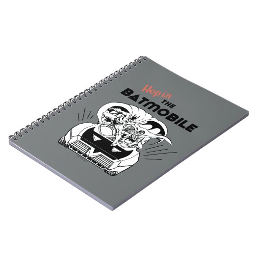 Hop in de Batmobile Notitieboek (Linkerzijde)