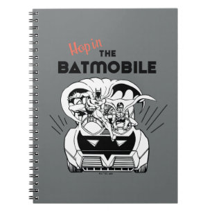 Hop in de Batmobile Notitieboek