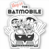 Hop in de Batmobile Sticker (Voorkant)