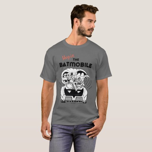 Hop in de Batmobile T-shirt (Voorkant volledig)