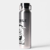 Hop in de Batmobile Waterfles (Achterkant)