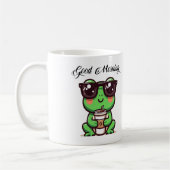 Hop in Happiness met onze Schattige Keramische Kik Koffiemok (Links)