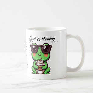 Hop in Happiness met onze Schattige Keramische Kik Koffiemok