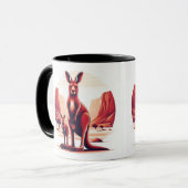 Hop in je Morning Brew met onze Kangaroo Mok! Mok (Voorkant links)