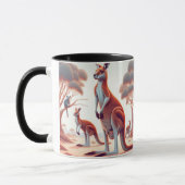 Hop in je Morning Brew met onze Kangaroo Mok! Mok (Links)