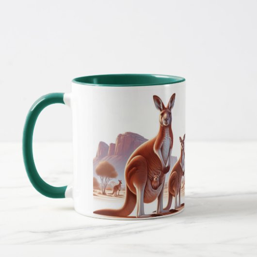 Hop in je Morning Brew met onze Kangaroo Mok! Mok (Links)