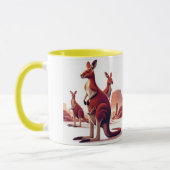 Hop in je Morning Brew met onze Kangaroo Mok! Mok (Links)