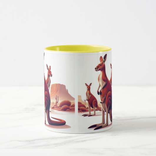 Hop in je Morning Brew met onze Kangaroo Mok! Mok (Midden)