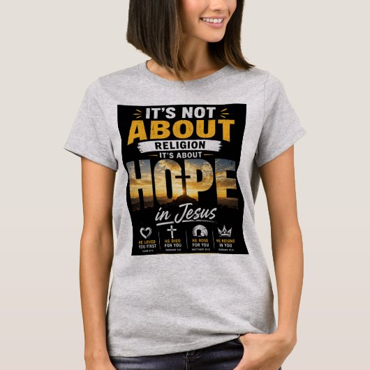 Hop-in-Jezus T-shirt (Voorkant)