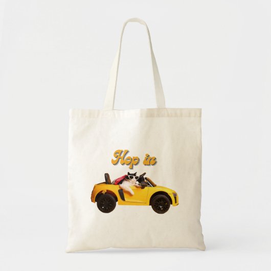 Hop in! tote bag (Voorkant)