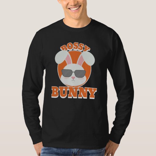 Hop into Easter with the Bossy Bunny Easter festiv T-shirt (Voorkant)