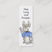 Hop Long en Prosper Mini Visitekaartje (Achterkant)