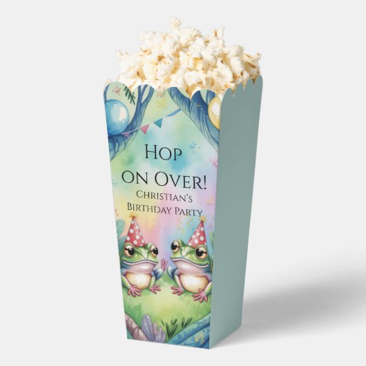 Hop On Over Birthday Party  Bedankdoosjes (Popped)