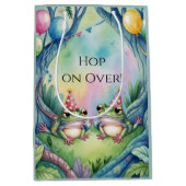Hop On Over Birthday Party  Medium Cadeauzakje (Voorkant)