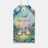 Hop On Over Birthday Party Thank You Cadeaulabel (Voorkant)