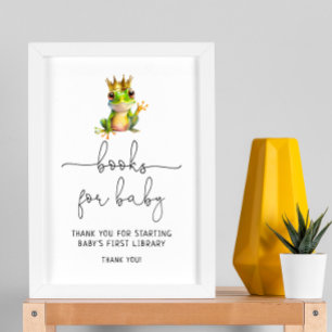 Hop On Over Frog Boeken voor Baby Poster