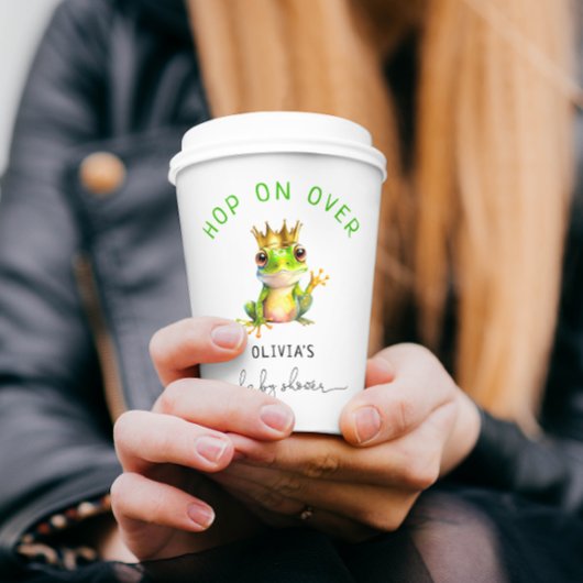 Hop On Over Frog Prince Baby shower Papieren Bekers