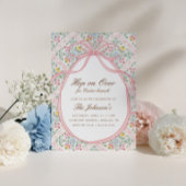 Hop on Over Pasen Brunch Eierspel Lente Kaart