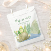 Hop on over Waterverf Princess Frog Baby shower Bedankzakje (Geknipt)