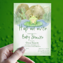 Hop on over Waterverf Princess Frog Baby shower