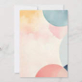 Hop op over, bunny paasbrunch & eierjacht kaart (Achterkant)