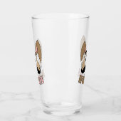 Hop op snor konijn glas (Links)