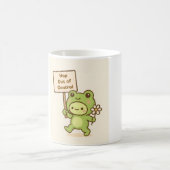 HOP Out of Control Frog Cute Whimsical Life Magische Mok (Center)