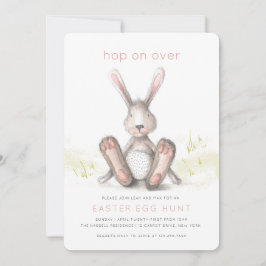 Hop over de Uitnodiging van Easter Brunch Egg Hunt