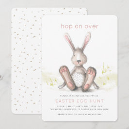 Hop over de Uitnodiging van Easter Brunch Egg Hunt