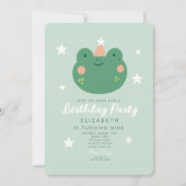 Hop over Frog Birthday Kaart (Voorkant)