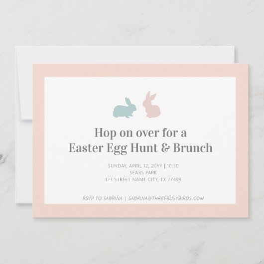 Hop over paastante en Brunch (Voorkant)