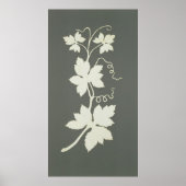 Hop plant poster (Voorkant)