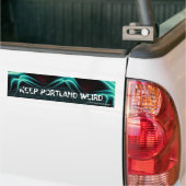" HOP PORTLAND WEIRD"—Bumpersticker Bumpersticker (Op Truck)