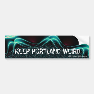 " HOP PORTLAND WEIRD"—Bumpersticker Bumpersticker