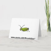 Hop-py Birthday Kaart (Achterkant)